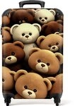 NoBoringSuitcases.com&copy; Kinderkoffer Teddyb&auml;r - Teddy - Braun - B&auml;r - Jungen -