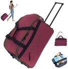 ELEPHANT Trolley Duffle Bag Travel Reisetrolley 55 cm Reisetasche, Weekender...