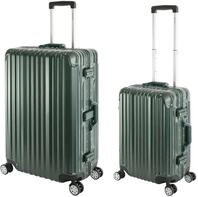 Travelhouse Trolleyset London, 4 Rollen, (2 tlg), TSA Zahlenschloss Alu-Rahmen