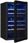 exquisit Weink&uuml;hlschrank WS2-45-GTE-160G, f&uuml;r 45 Standardflaschen &aacute;...
