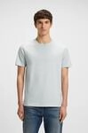 T-Shirt BOSS ORANGE "Tales Regular Fit", Herren, Gr. M, grau (light, pastel grau053),