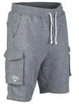 Mil-Tec Cargoshorts US SWEATSHORTS COTTON GRAU - S (1-tlg) grau S