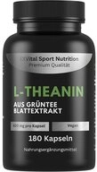 L-Theanin Kapseln, 400mg aus Gr&uuml;ntee Blattextrakt Kapseln, 90 g