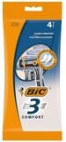 BIC Einwegrasierer 3 Comfort, 4-tlg., 3 bewegliche Klingen
