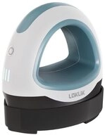 LOKLIK Reiseb&uuml;geleisen Mini Heat Press denim blau, Kompakte Heizpresse,