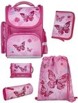 Familando Schulranzen Clou Schmetterling Schultasche, Butterfly rosa, ab 1. Klasse