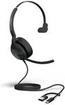 Jabra 25089-899-799 Evolve2 50 MS Mono Headset USB-A/C Mono PC-Headset