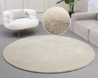 OTTO home Fellteppich Balu, Kunstfell Teppich, Modern, rund, H&ouml;he: 20 mm,