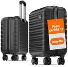 Travely Koffer Polycarbonat Handgep&auml;ck Koffer 45x36x20cm - f&uuml;r Easyjet etc, 4