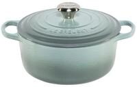 LE CREUSET Kochtopf Signature Br&auml;ter rund 24 cm sea salt