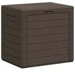 vidaXL Gartenbox Gartentruhe Braun 58,5x46x55 cm Polypropylen