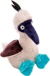 Nici Kuscheltier Wild Friends GREEN, Blaufu&szlig;t&ouml;lpel Sula 25 cm schlenkernd