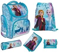 Familando Schulranzen Clou Schultasche Frozen Die Eisk&ouml;nigin, blau - ab 1. Klasse