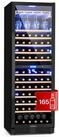 Klarstein Weink&uuml;hlschrank Vinovilla Grande 165 Built-in Duo Onyx Weink&uuml;hlschrank