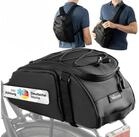 Valkental Gep&auml;cktr&auml;gertasche 3in1 Fahrradtasche Trunk Bag (mit Rucksackfunktion,