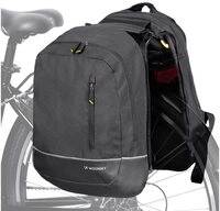 Wozinsky Fahrradtasche Wozinsky Fahrradtasche Doppelrucksack 2in1 30l schwarz