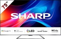 Sharp 4T-C75GP7x QLED-Fernseher (189 cm/75 Zoll, 4K Ultra HD, Google TV, Smart-TV) Sharp 4T-C75GP7x QLED-Fernseher (189 cm/75 Zoll, 4K Ultra HD, Google TV, Smart-TV)