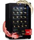 Klarstein Weink&uuml;hlschrank Shiraz 24 Uno, f&uuml;r 24 Standardflaschen &aacute; 0,75l,Wein