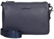 Mandarina Duck Clutch Mellow Leather Pochette - Abendtasche 23 cm (dress blue)