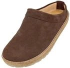 Haflinger Travel Classic Eleganter Clog aus Leder mit Korkfu&szlig;bett und Gummisohle