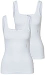 HUGO Tanktop TWIN VEST (Packung, 2er-Pack) mit vertikalem Logoprint