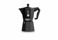 BIALETTI Kaffeeservice Italienische Kaffeemaschine MOKA EXCLUSIVE Schwarz...