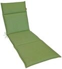 Herlag Liegenauflage Bea, Liegepolster Gartenliege 190x60x4,5cm Wasserabweisend Oliv