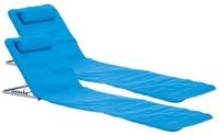 en.casa Gartenliege, Set, 2 St., &raquo;Cellorigo&laquo; Strandmatte mit verstellbarer