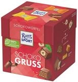 Ritter SPORT Schokolade, Ritter Sport Schokow&uuml;rfel Schoko Gru&szlig; mit...