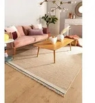 benuta Wollteppich Karla, rechteckig, H&ouml;he: 5 mm, Wolle, Teppich Wohnzimmer,