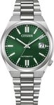 Citizen Automatikuhr Unisex-Armbanduhr Automatik Tsuyosa Dunkelgr&uuml;n