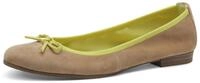 Tamaris Ballerina, Blockabsatz, Businessschuh, Schlupfschuh mit s&uuml;&szlig;er Zierschleife