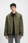 HUGO Canvasjacke Blake leicht wattiert, regular fit Overshirt &Uuml;bergangsjacke