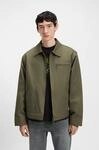 Canvasjacke HUGO "Blake", Herren, Gr. M, gr&uuml;n (open gr&uuml;n345), Web, Obermaterial: