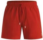 BOSS Badeshorts Iconic mit Zierstreifen in typischen Boss-Farben