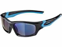 Alpina Sports Sonnenbrille FLEXXY TEEN SCHWARZ-CYAN
