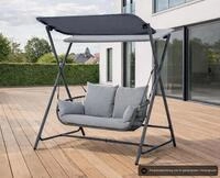 Leco Hollywoodschaukel Hollywoodschaukel Gartenschaukel Relaxschaukel 2-Sitzer