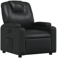 vidaXL Relaxsessel, Sessel Schwarz Kunstleder