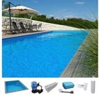 KWAD Rechteckpool KWAD Styropor Pool Easy mit Ecktreppe rechts 6 x 3 (Komplett-Set,