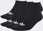 Sportsocken ADIDAS ORIGINALS "LINER, 6 PAAR", Herren, Gr. M (40/42), schwarz