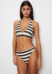 Marc O'Polo Bikini-Hose Classic Stripes mit kleinem Logoschirftzug