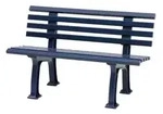PROREGAL&reg; Gartenbank ANTIGUA aus Kunststoff Parkbank Sitzbank Garten Balkon...
