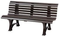 PROREGAL&reg; Gartenbank JAMAIKA aus Kunststoff Parkbank Sitzbank Garten Balkon...