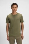 BOSS ORANGE T-Shirt Tales mit BOSS Stickerei auf der Brust