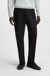 BOSS GREEN Webhose T Convert-Pleat mit Zugbund und Markenlabel Bundfaltenhose
