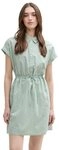 TOM TAILOR Denim Hemdblusenkleid Sommerkleid im Streifendessin
