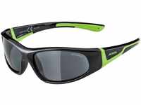 Alpina Sports Sonnenbrille FLEXXY JUNIOR BLACK-GREEN GLOSS