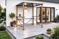 Leco Grillpavillon Pavillon Grill&uuml;berdachung &Uuml;berdachung Luxus-Grillpavillon...