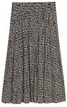 TOM TAILOR Bleistiftrock skirt crinkle effect abstract black grid design