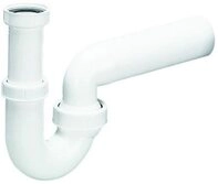 Dallmer Siphon DALLMER R&ouml;hren-Siphon 100/0, 1 1/2"xDN50 o.WA-Anschluss